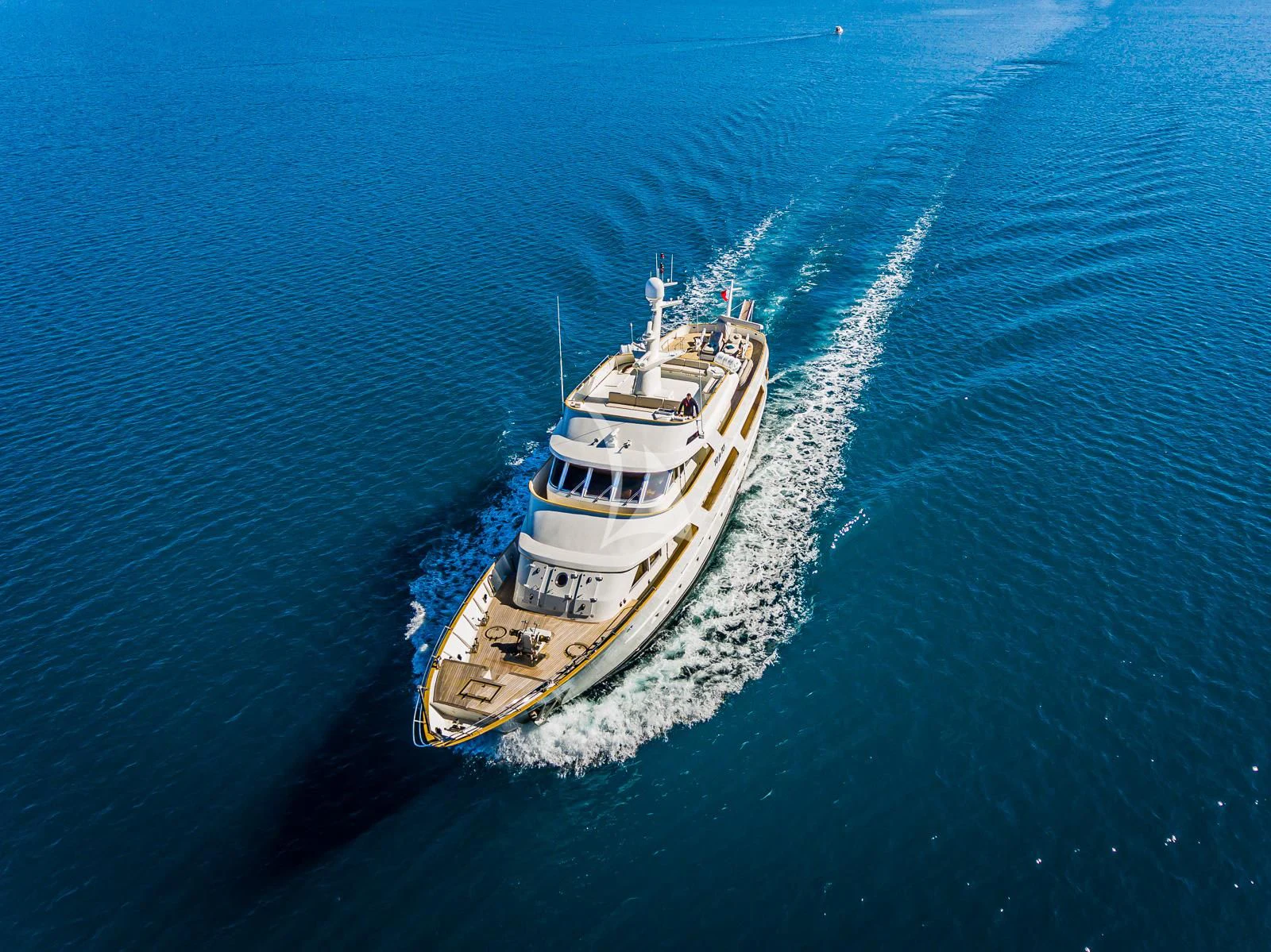 a ship in the water aboard TO JE TO Yacht for Sale