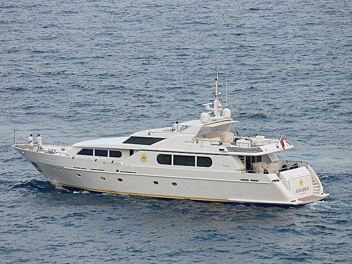 a boat in the water aboard ANTARES STAR Yacht for Sale