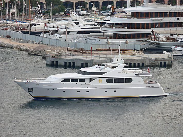 a boat in the water aboard ANTARES STAR Yacht for Sale