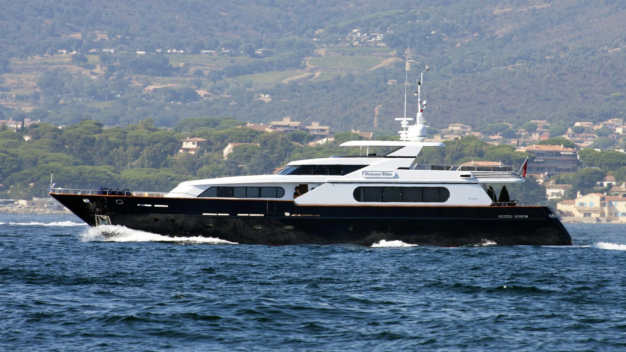 a boat on the water aboard ANTARES STAR Yacht for Sale