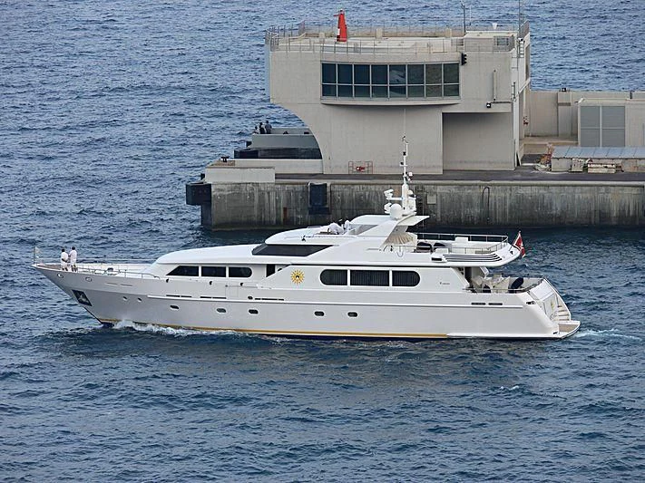 a boat on the water aboard ANTARES STAR Yacht for Sale