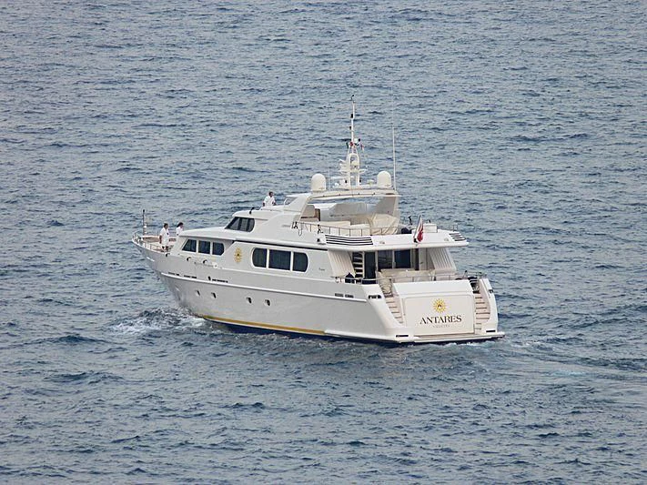 a boat in the water aboard ANTARES STAR Yacht for Sale