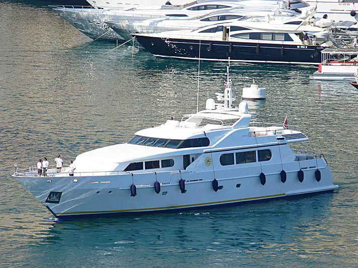 a group of boats in the water aboard ANTARES STAR Yacht for Sale