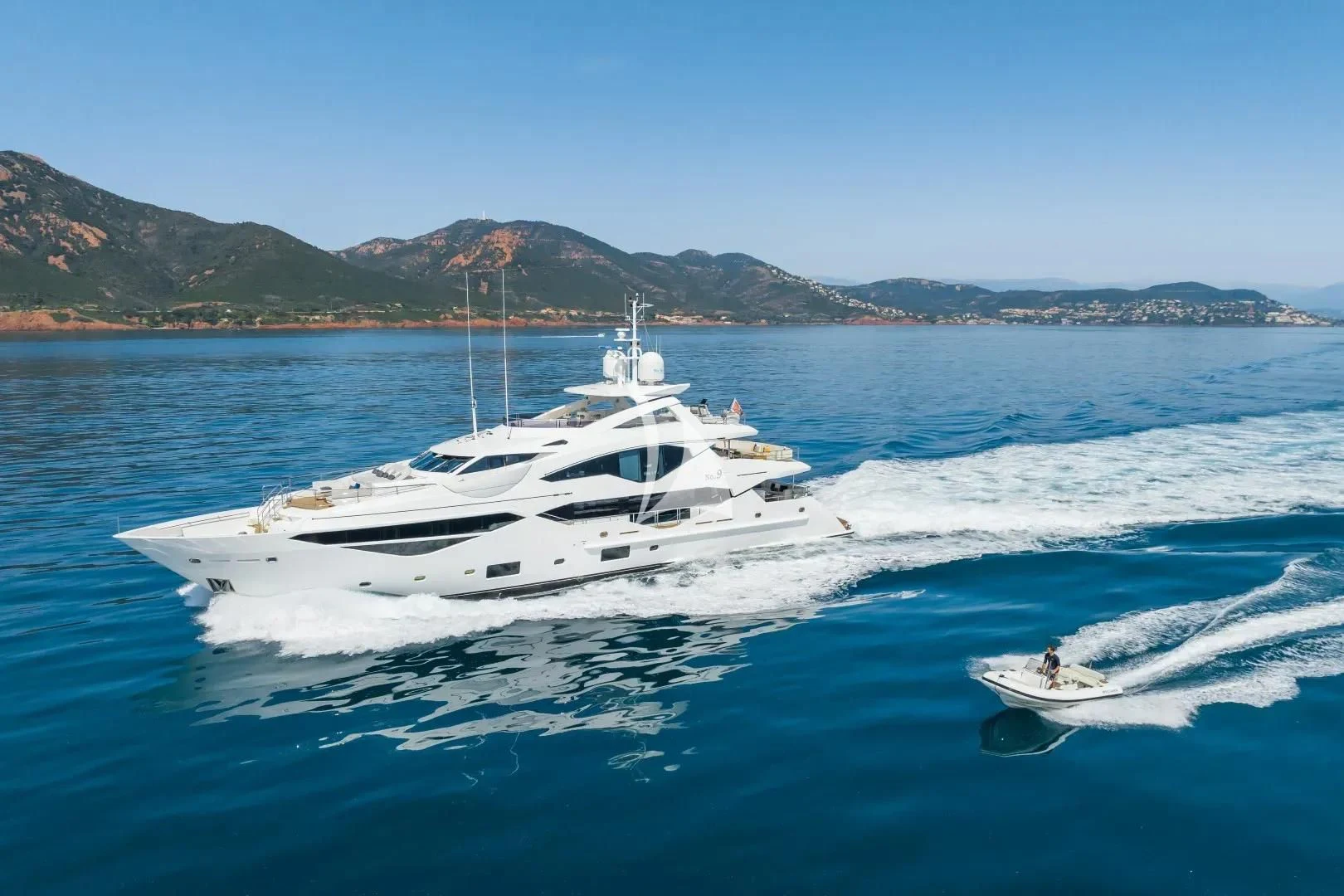 a boat on the water aboard NO.9 Yacht for Sale