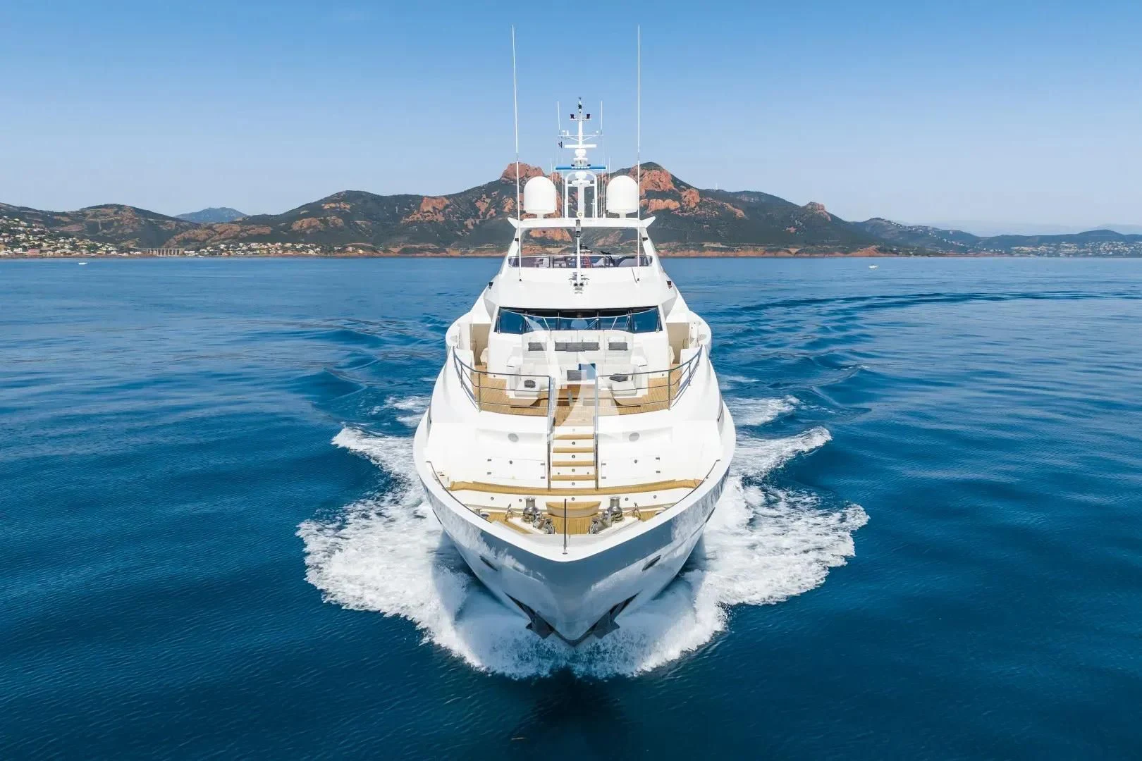a large ship on the water aboard NO.9 Yacht for Sale