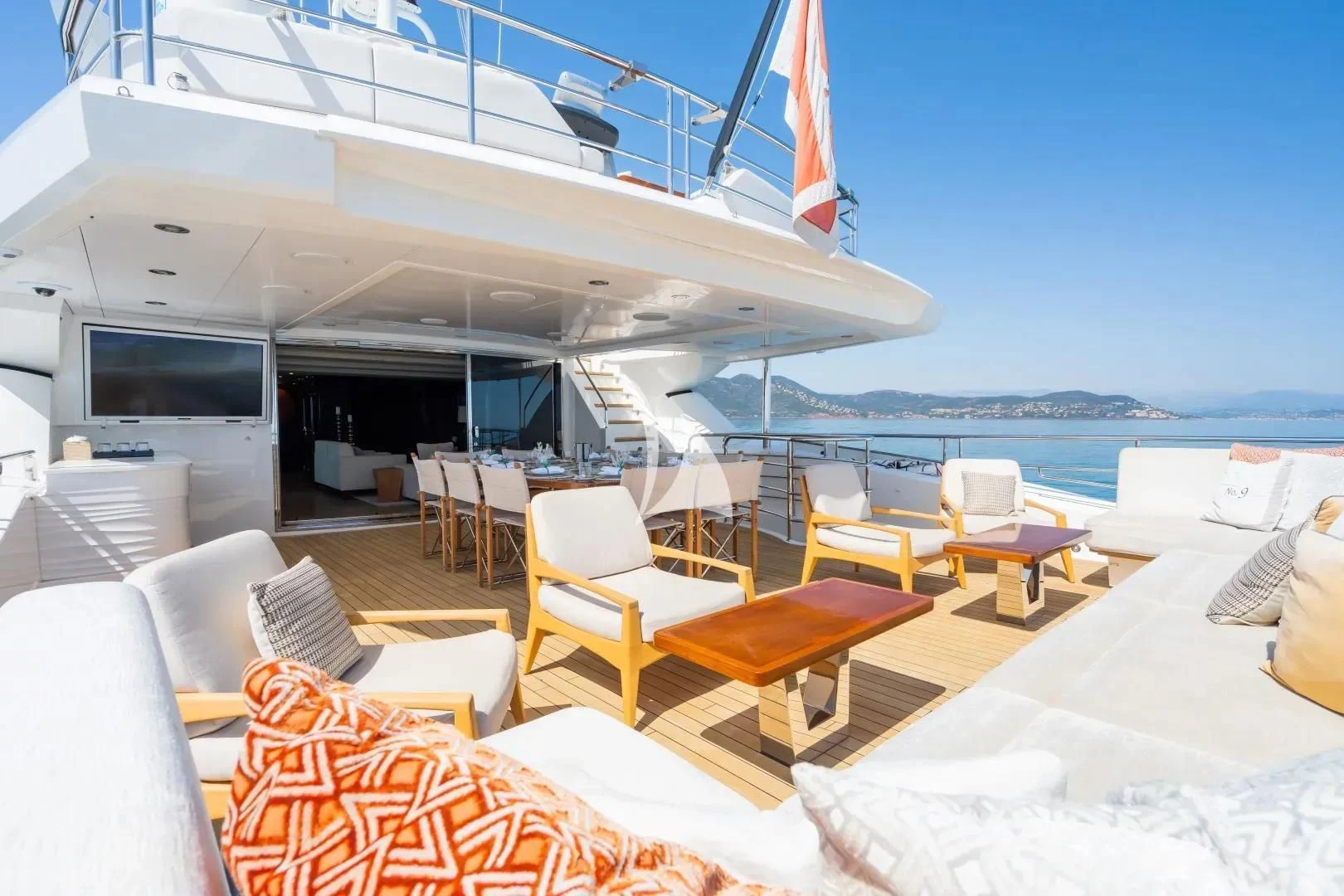 a boat on the water aboard NO.9 Yacht for Sale