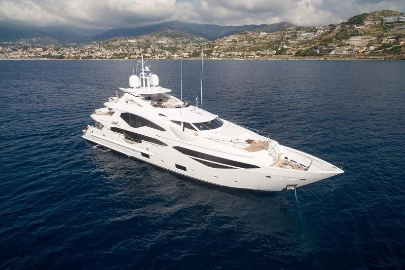 a white yacht in the water aboard NO.9 Yacht for Sale
