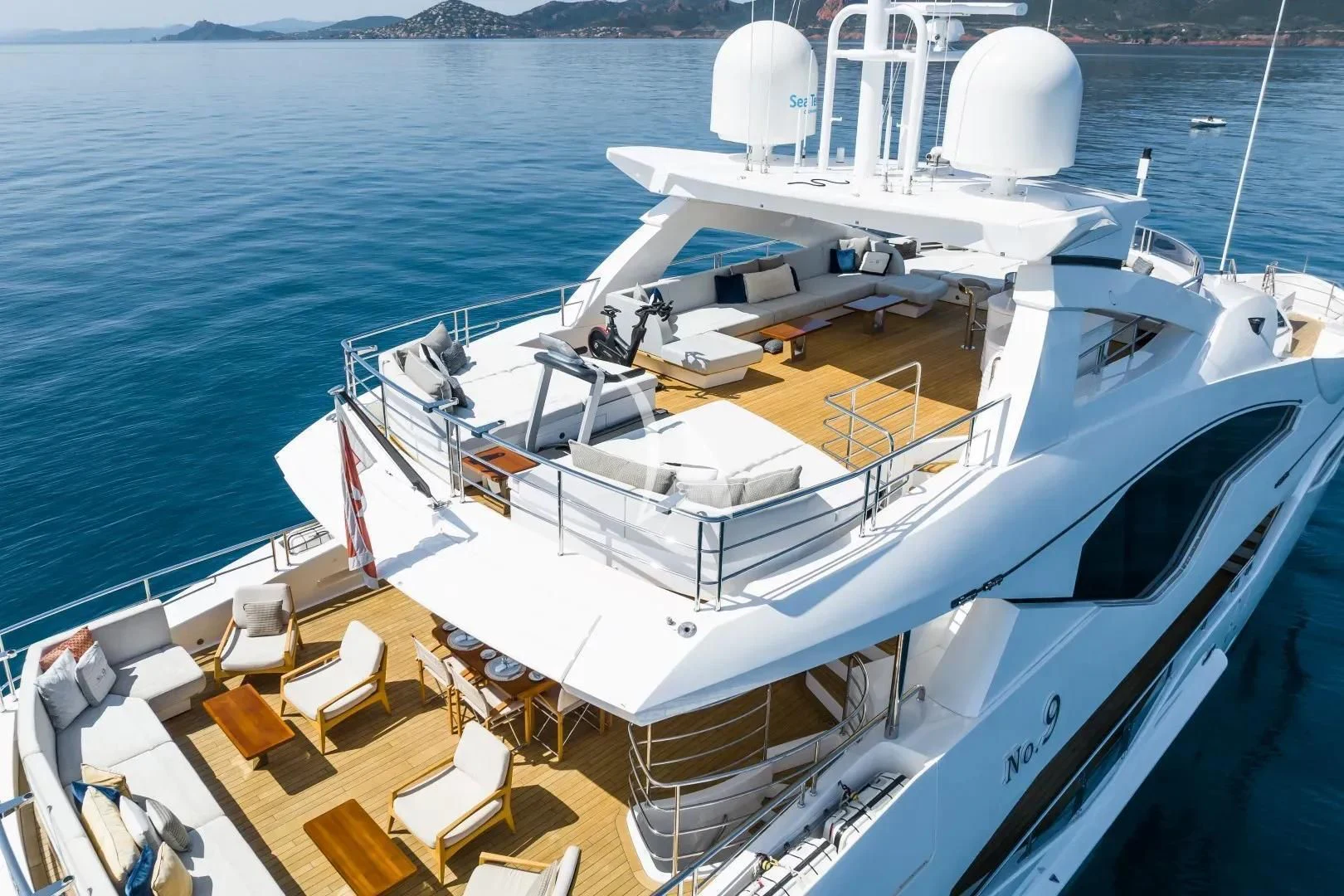 a boat on the water aboard NO.9 Yacht for Sale