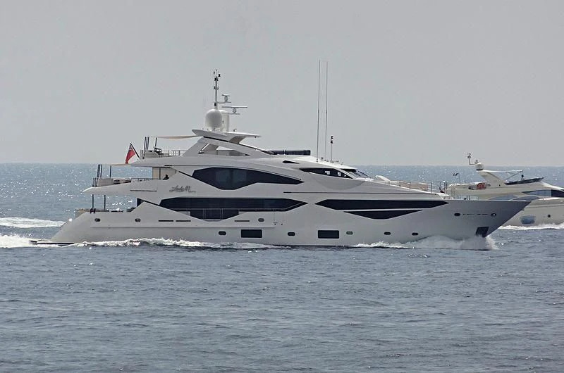 a white yacht in the water aboard NO.9 Yacht for Sale