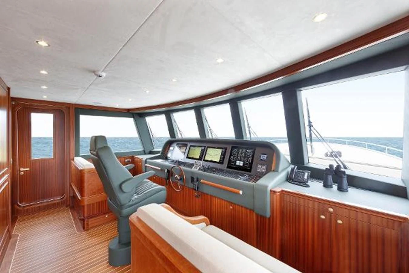 inside of a vehicle aboard 121FT EXPLORER 37 Yacht for Sale