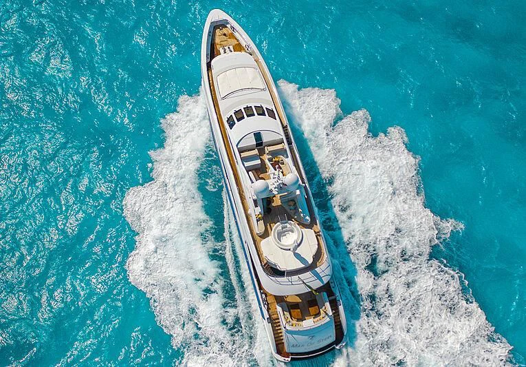 a boat in the water aboard LUMIR Yacht for Sale