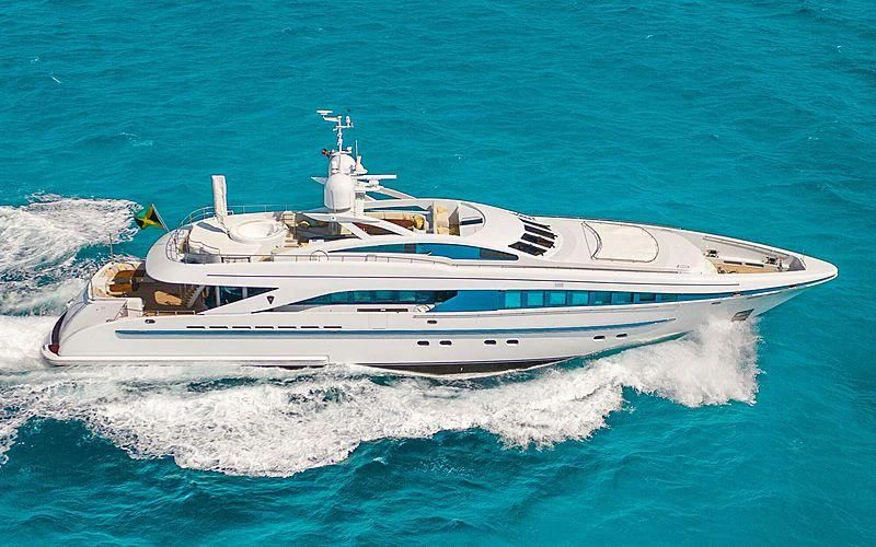 a boat on the water aboard LUMIR Yacht for Sale
