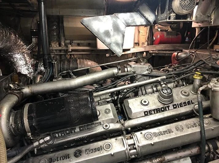 a machine with wires aboard BLUE DOLPHIN Yacht for Sale
