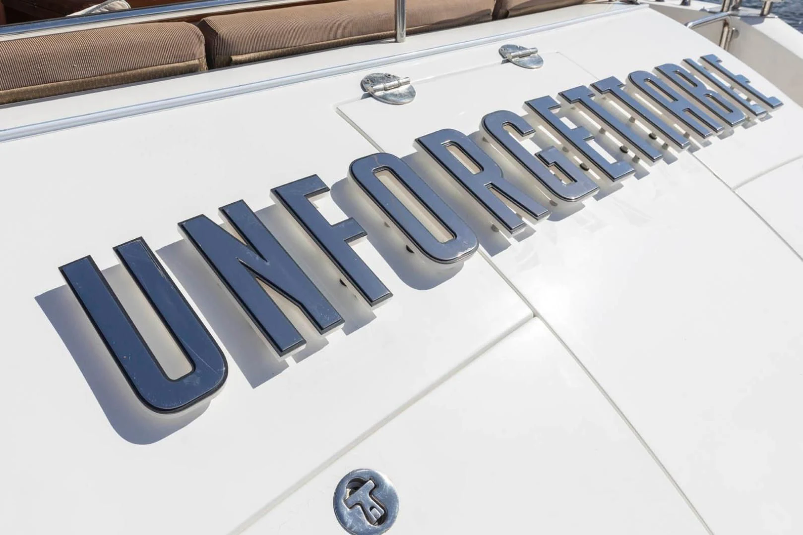 a close-up of a computer aboard UNFORGETTABLE Yacht for Sale