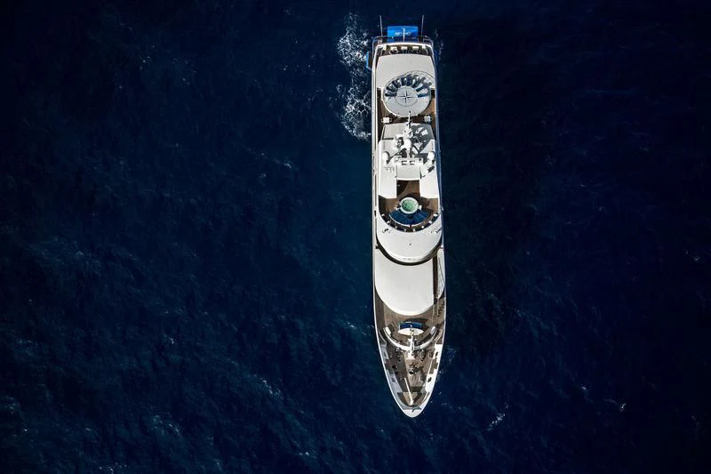 graphical user interface aboard QUEEN MIRI Yacht for Sale