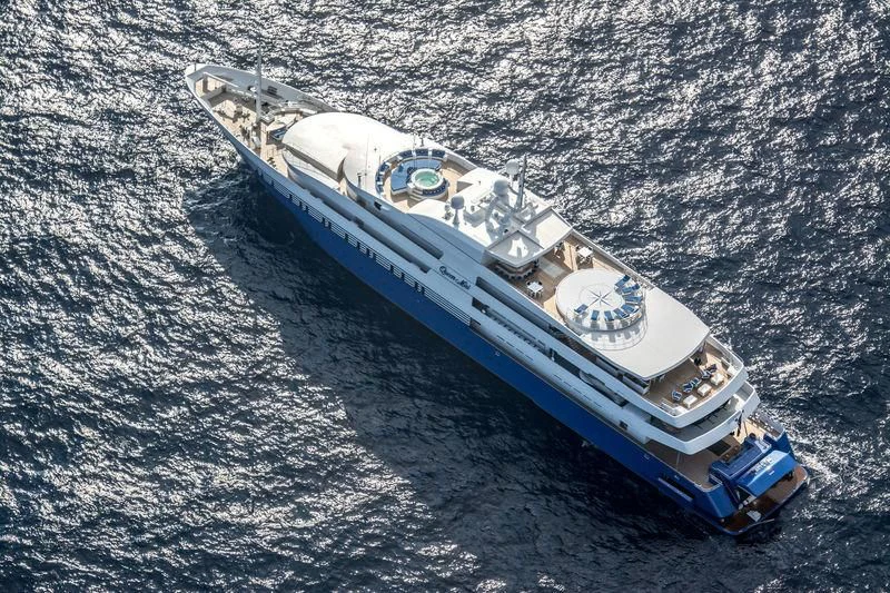 a boat on the water aboard QUEEN MIRI Yacht for Sale