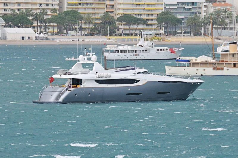 a couple of boats in the water aboard KHALILI Yacht for Sale