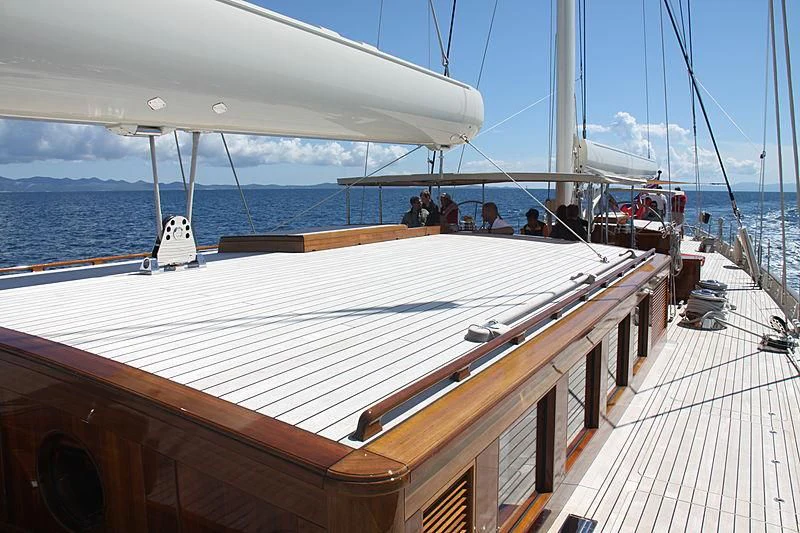 a boat on the water aboard KAMAXITHA Yacht for Sale