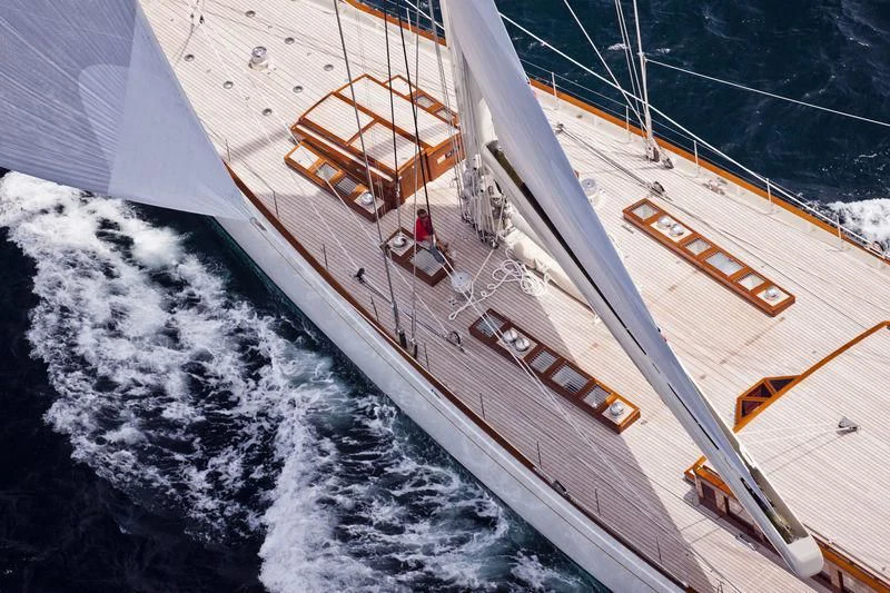 a ship in the water aboard KAMAXITHA Yacht for Sale
