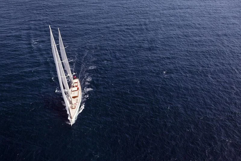 a boat in the water aboard KAMAXITHA Yacht for Sale