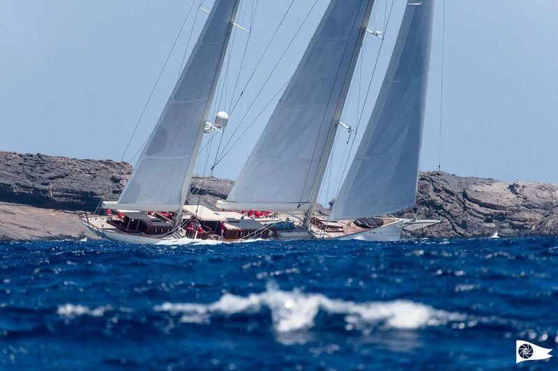 a sailboat on the water aboard KAMAXITHA Yacht for Sale
