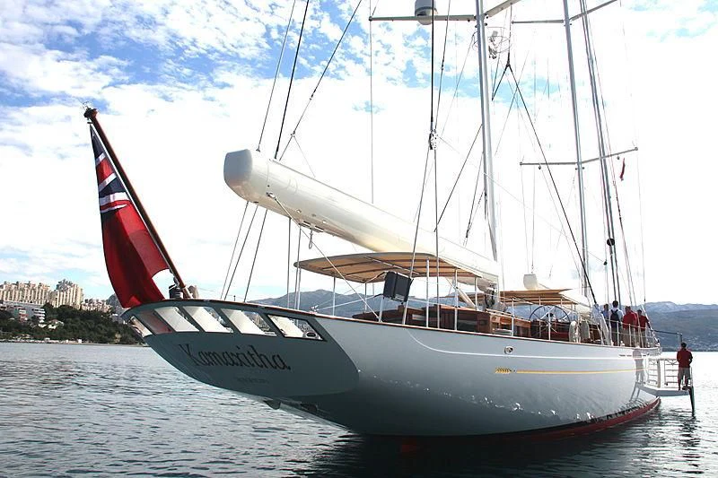 a boat on the water aboard KAMAXITHA Yacht for Sale