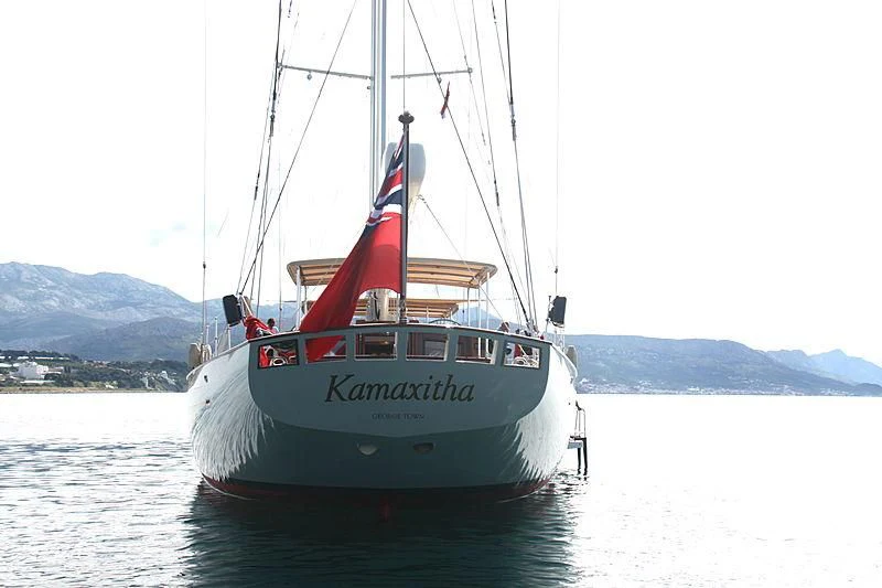 a boat on the water aboard KAMAXITHA Yacht for Sale