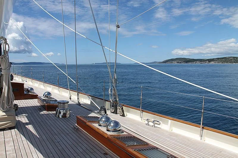 a boat on the water aboard KAMAXITHA Yacht for Sale