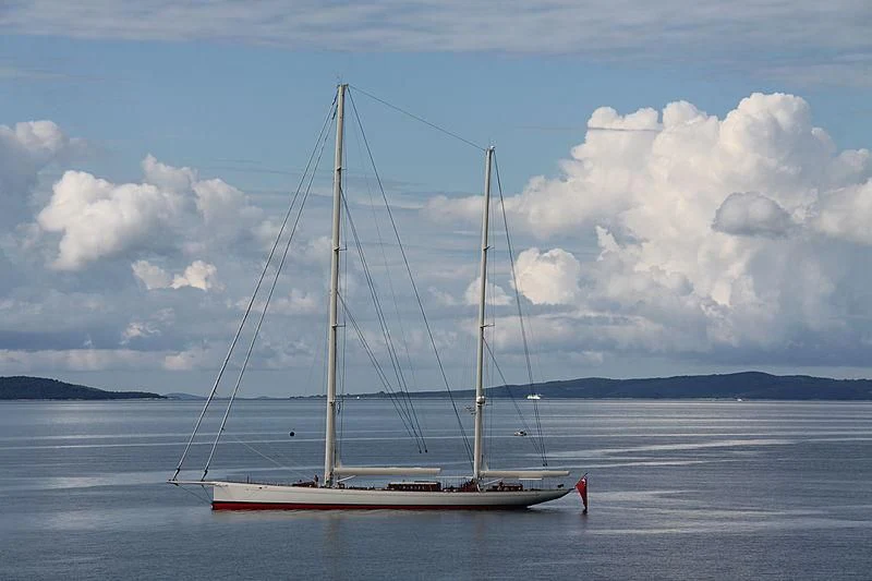 a sailboat on the water aboard KAMAXITHA Yacht for Sale