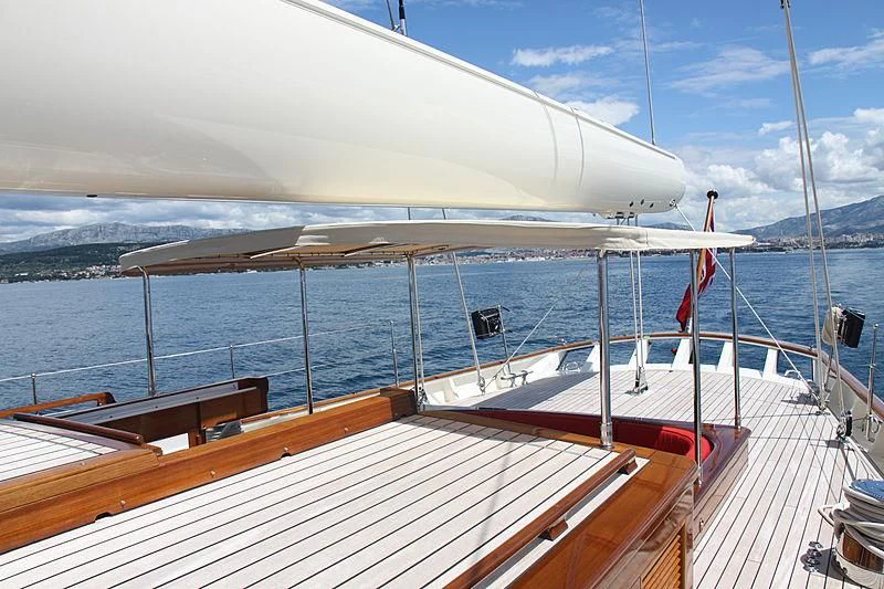 a boat on the water aboard KAMAXITHA Yacht for Sale