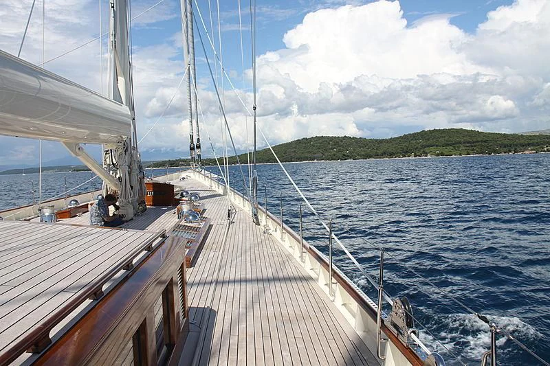 a boat on the water aboard KAMAXITHA Yacht for Sale