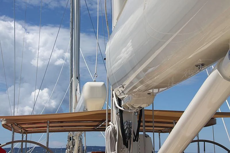 a sailboat on the water aboard KAMAXITHA Yacht for Sale