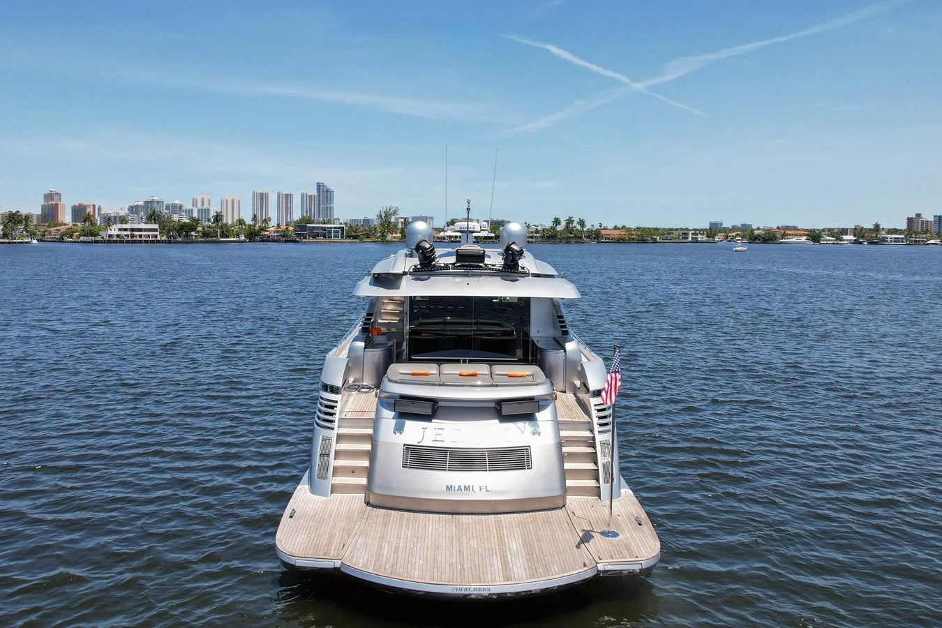 a boat on the water aboard JERICO V Yacht for Sale