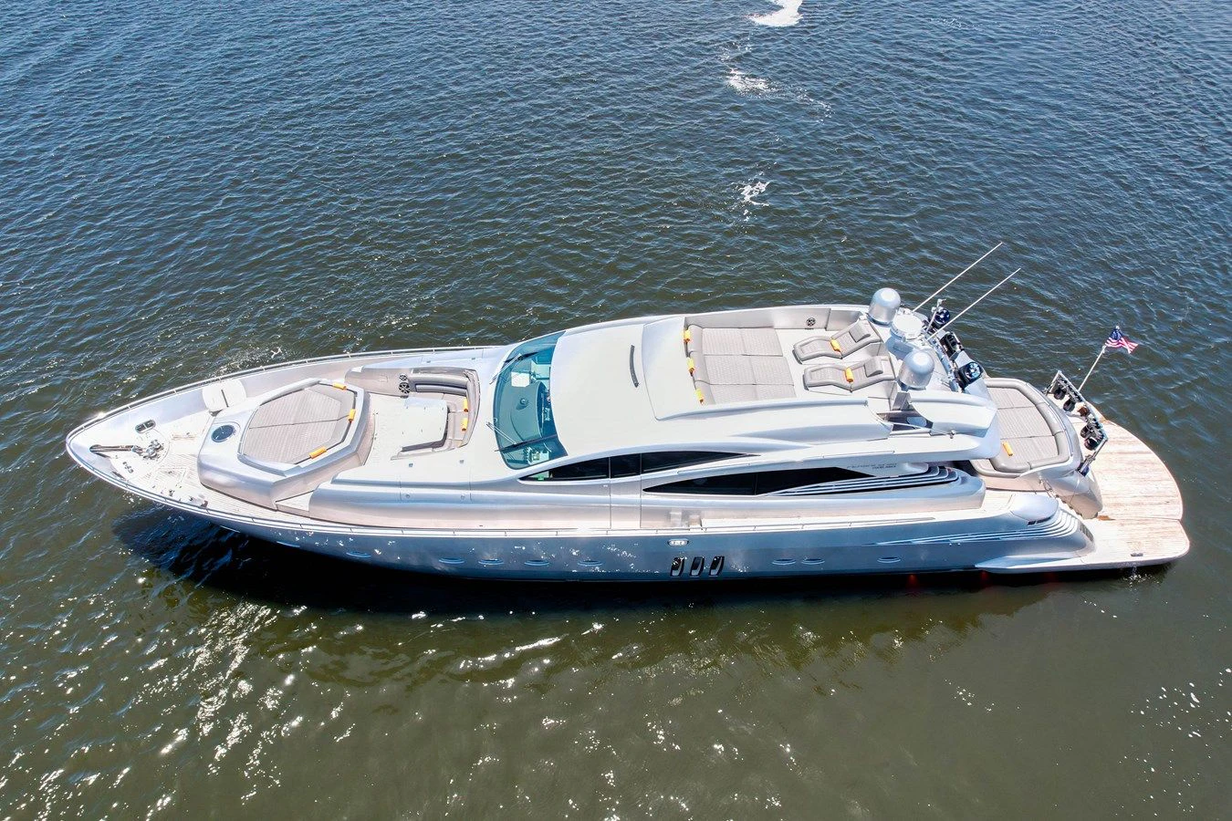 a boat on the water aboard JERICO V Yacht for Sale