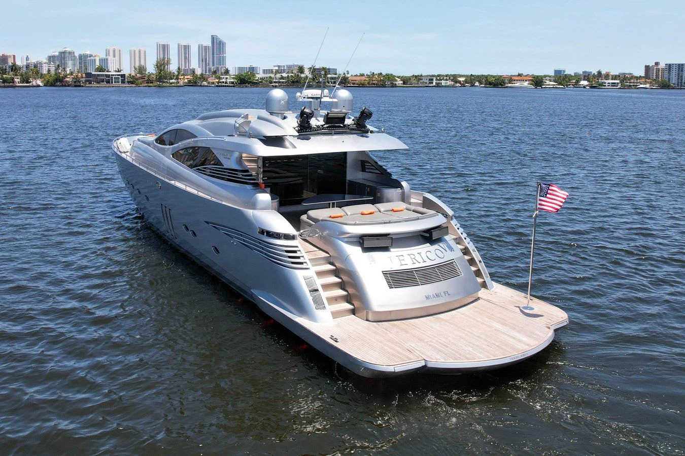 a boat on the water aboard JERICO V Yacht for Sale