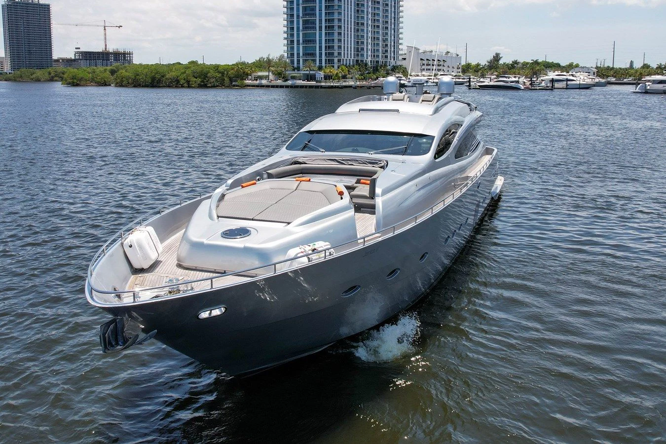 a boat on the water aboard JERICO V Yacht for Sale