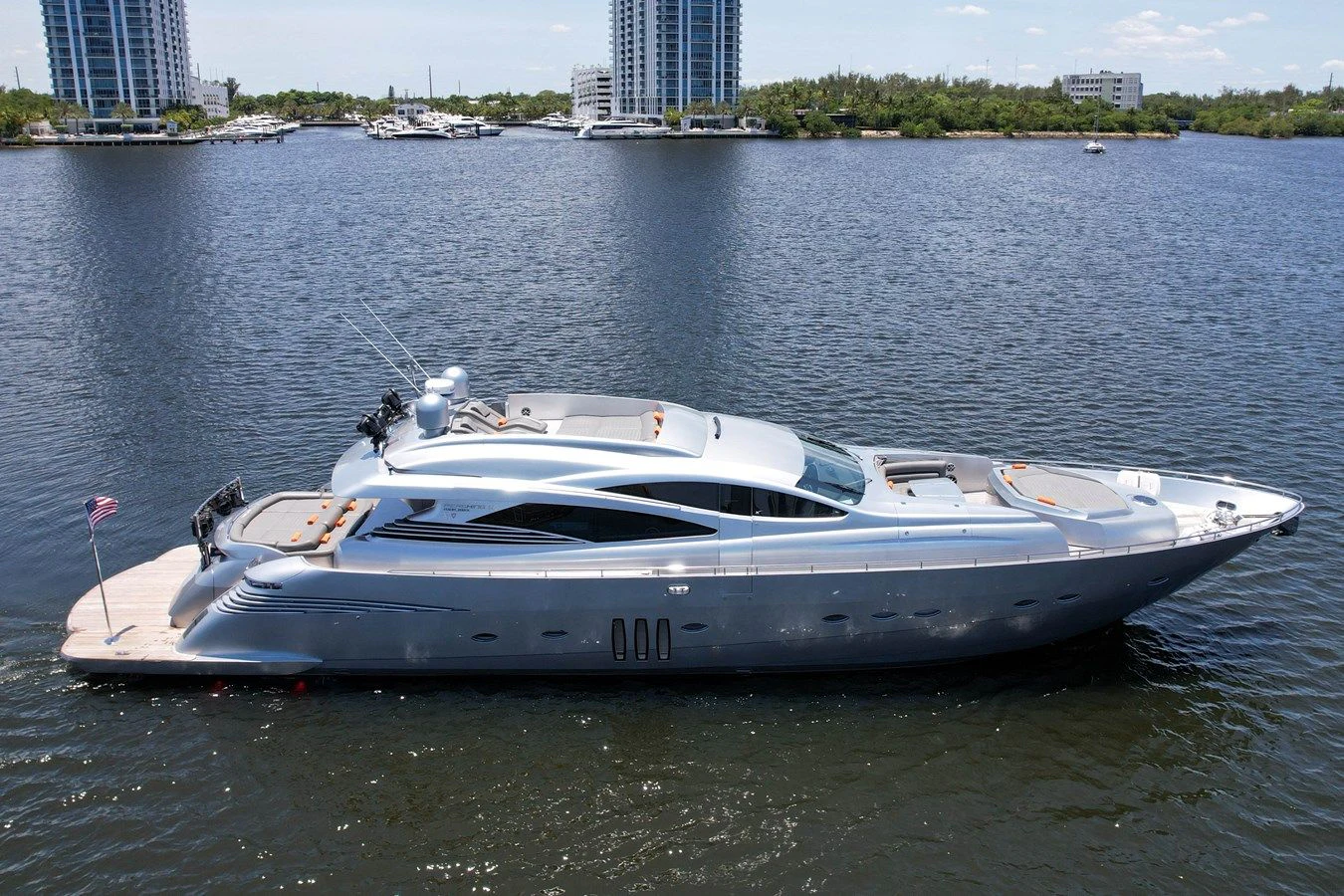 a boat on the water aboard JERICO V Yacht for Sale