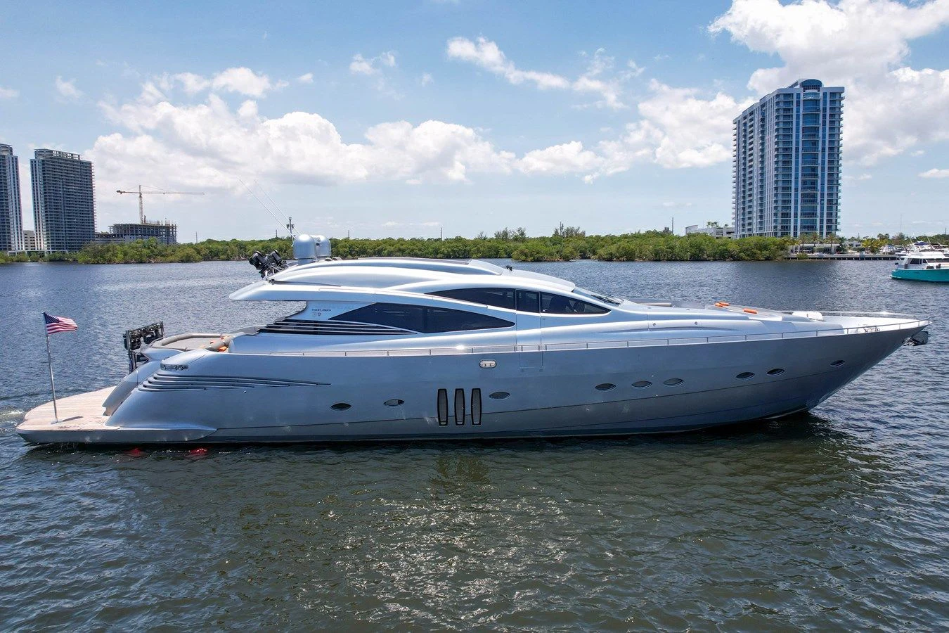 a boat on the water aboard JERICO V Yacht for Sale