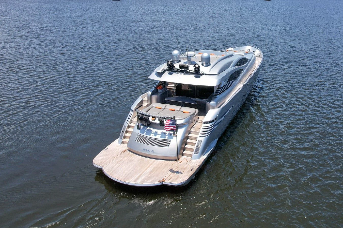 a boat on the water aboard JERICO V Yacht for Sale