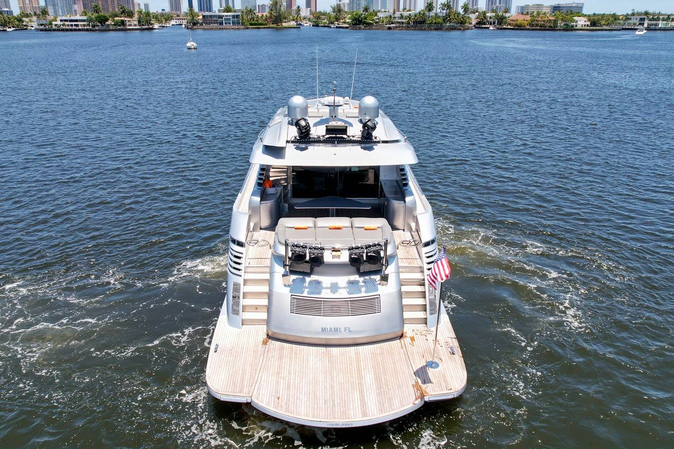 a boat on the water aboard JERICO V Yacht for Sale