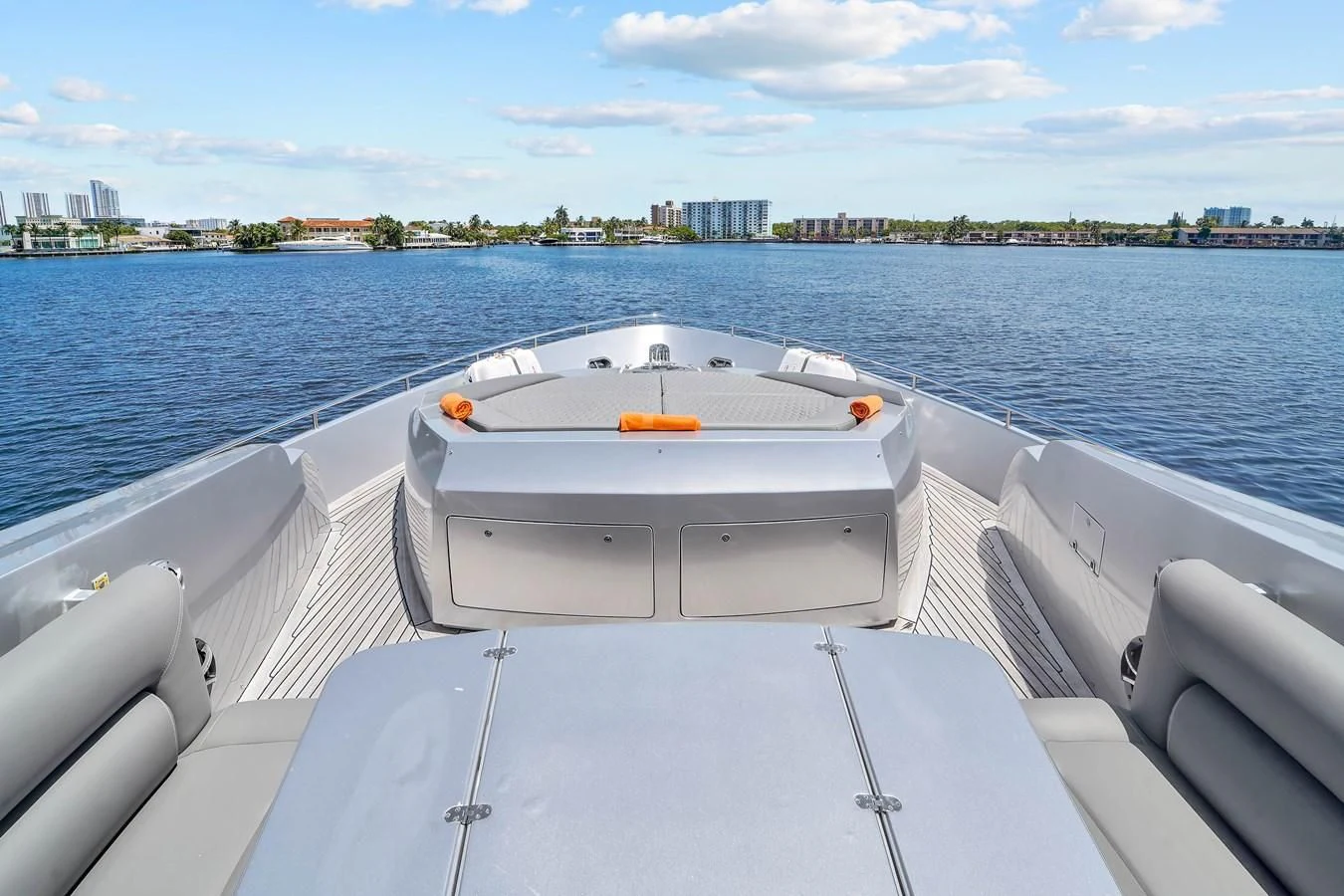 a boat on the water aboard JERICO V Yacht for Sale