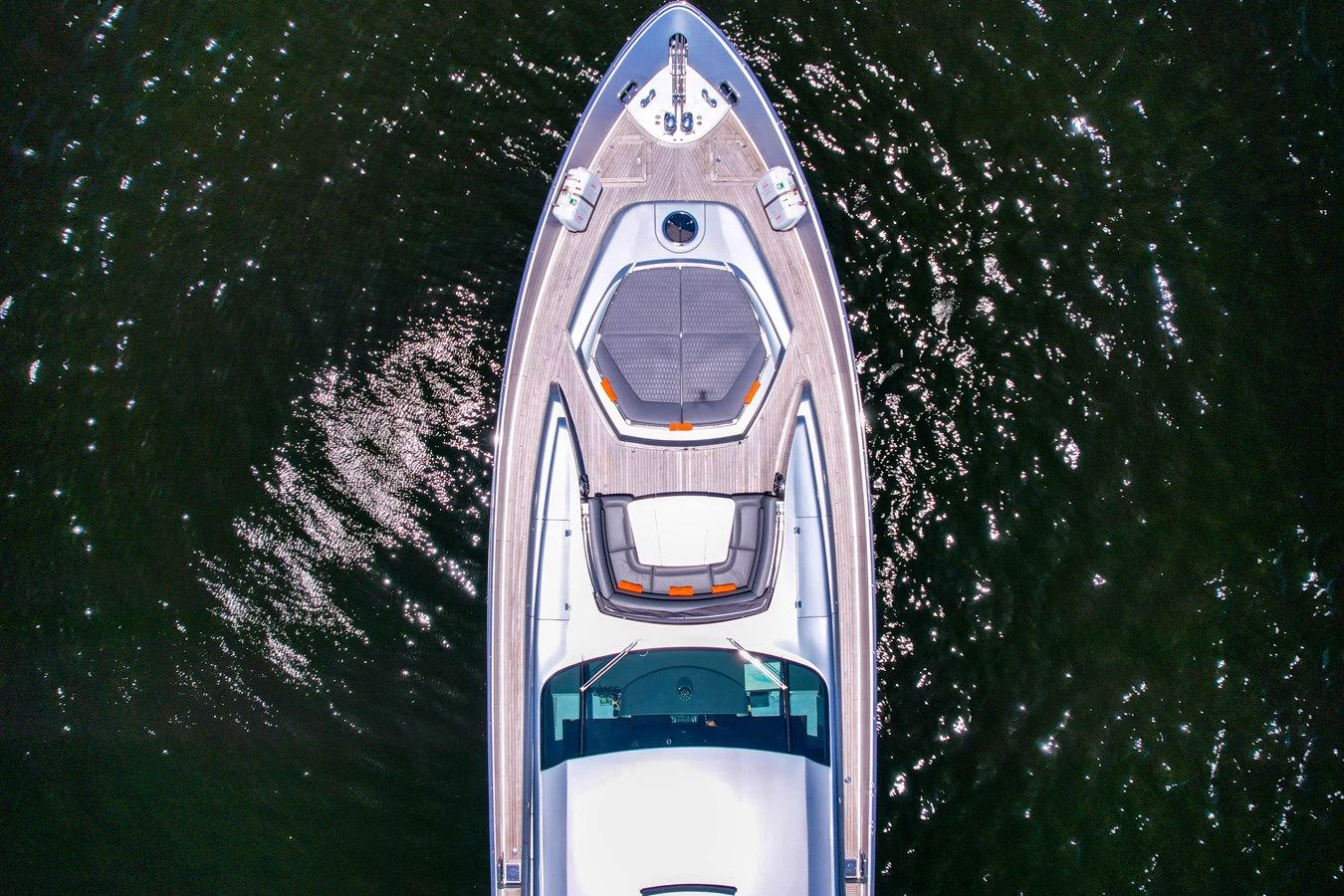 a space shuttle in space aboard JERICO V Yacht for Sale