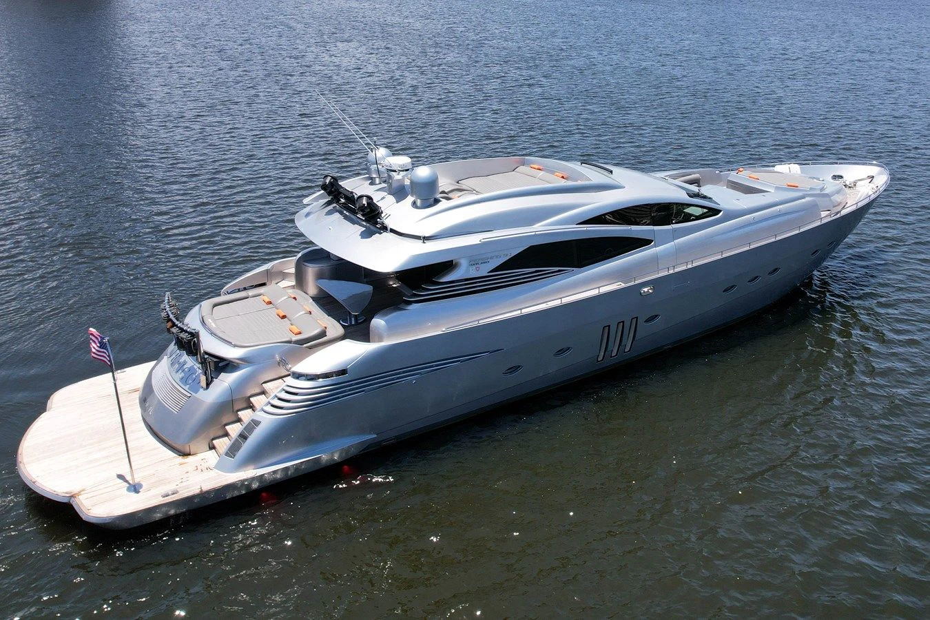 a boat on the water aboard JERICO V Yacht for Sale