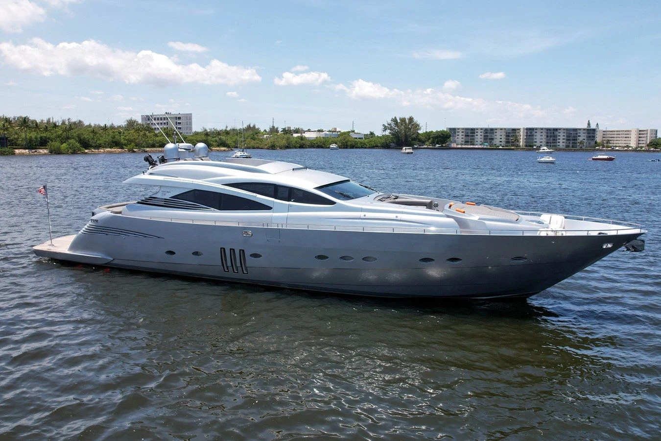 a boat in the water aboard JERICO V Yacht for Sale