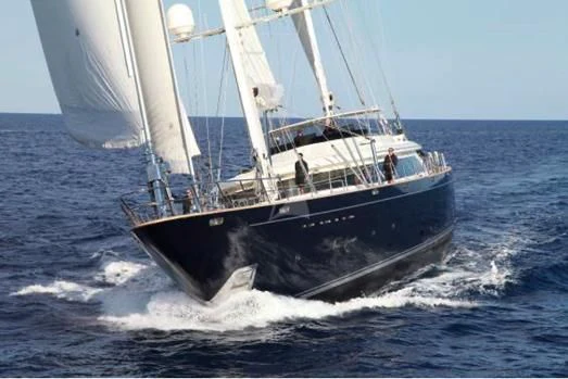 a boat on the water aboard PERSEUS Yacht for Sale
