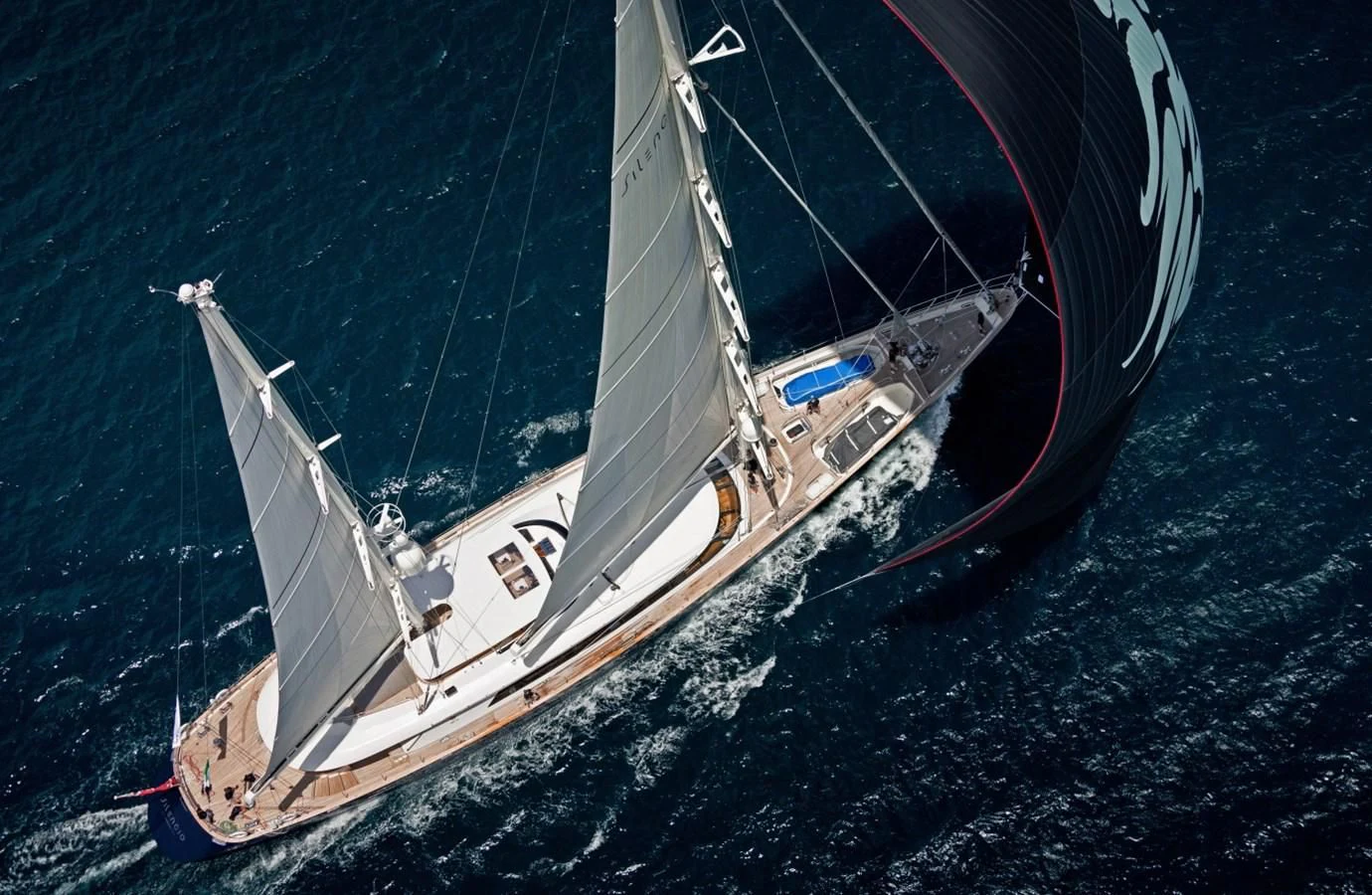 a boat on the water aboard PERSEUS Yacht for Sale