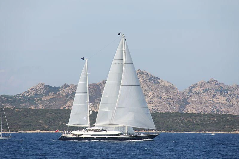 a sailboat on the water aboard PERSEUS Yacht for Sale