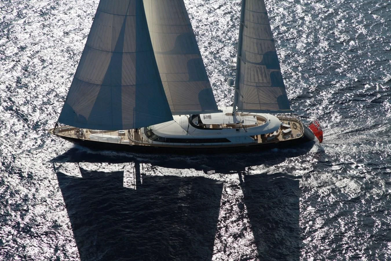 a boat on the water aboard PERSEUS Yacht for Sale