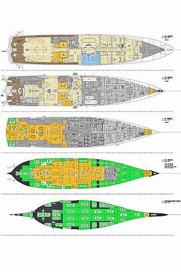 diagram aboard LADY MOURA Yacht for Sale