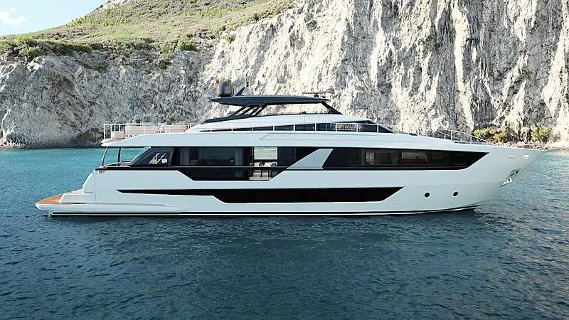 a boat on the water aboard EPIC Yacht for Sale